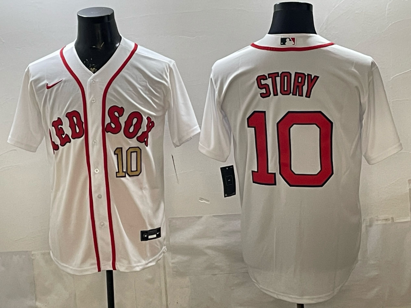 Men Boston Red Sox #10 Story white 2026 Nike MLB Jerseys 20260017